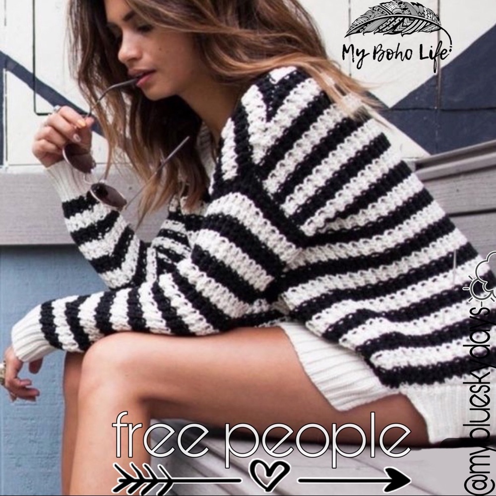 🍃Free People🍃At The Beach Pullover Sweater